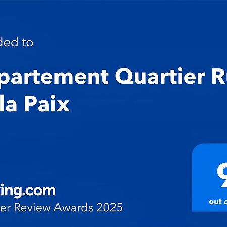 Appartement Quartier Rue De La Paix Free Netflix Paris Exterior foto